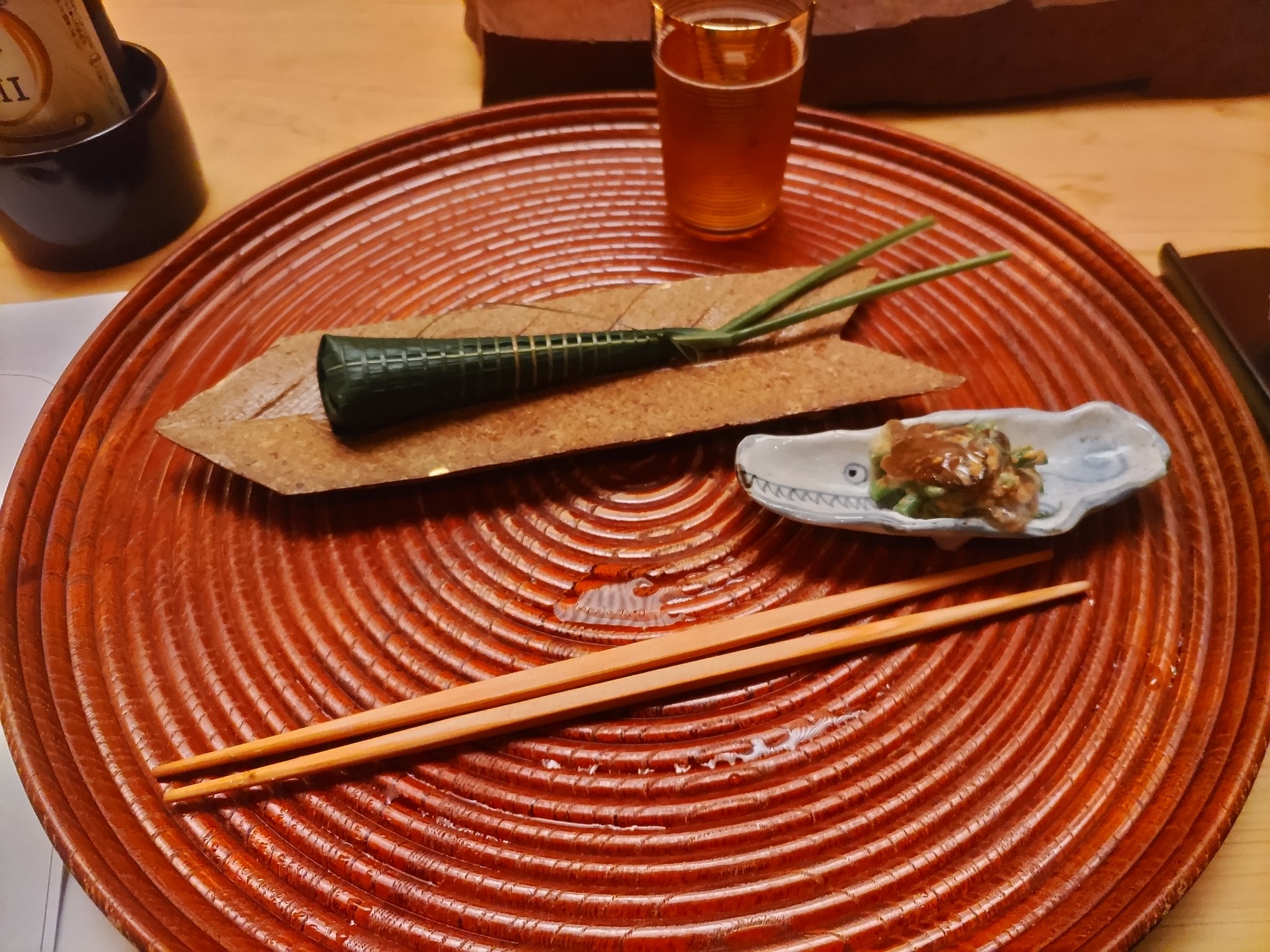 鯛の昆布締めのちまき寿司